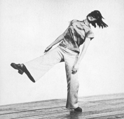 Yvonne Rainer dancing