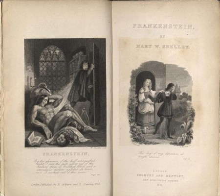 frontispiece, Shelley's Frankenstein